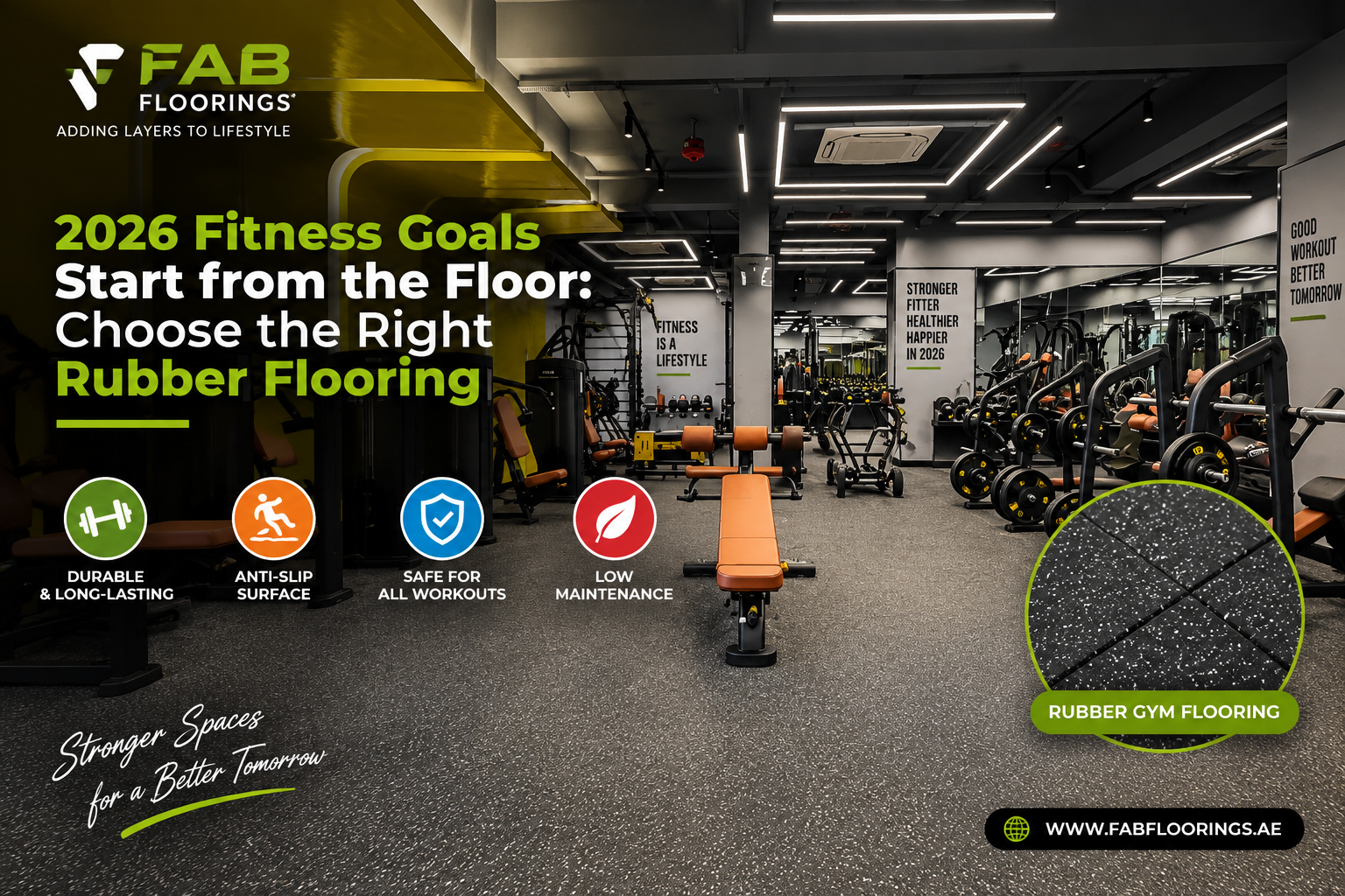 2026 Fitness Goals Start from the Floor: Choose the Right Rubber Flooring