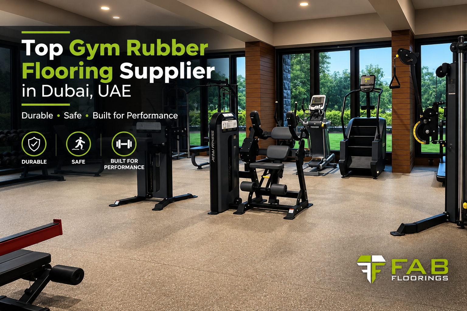 Top Gym Rubber Flooring Supplier in Dubai, UAE
