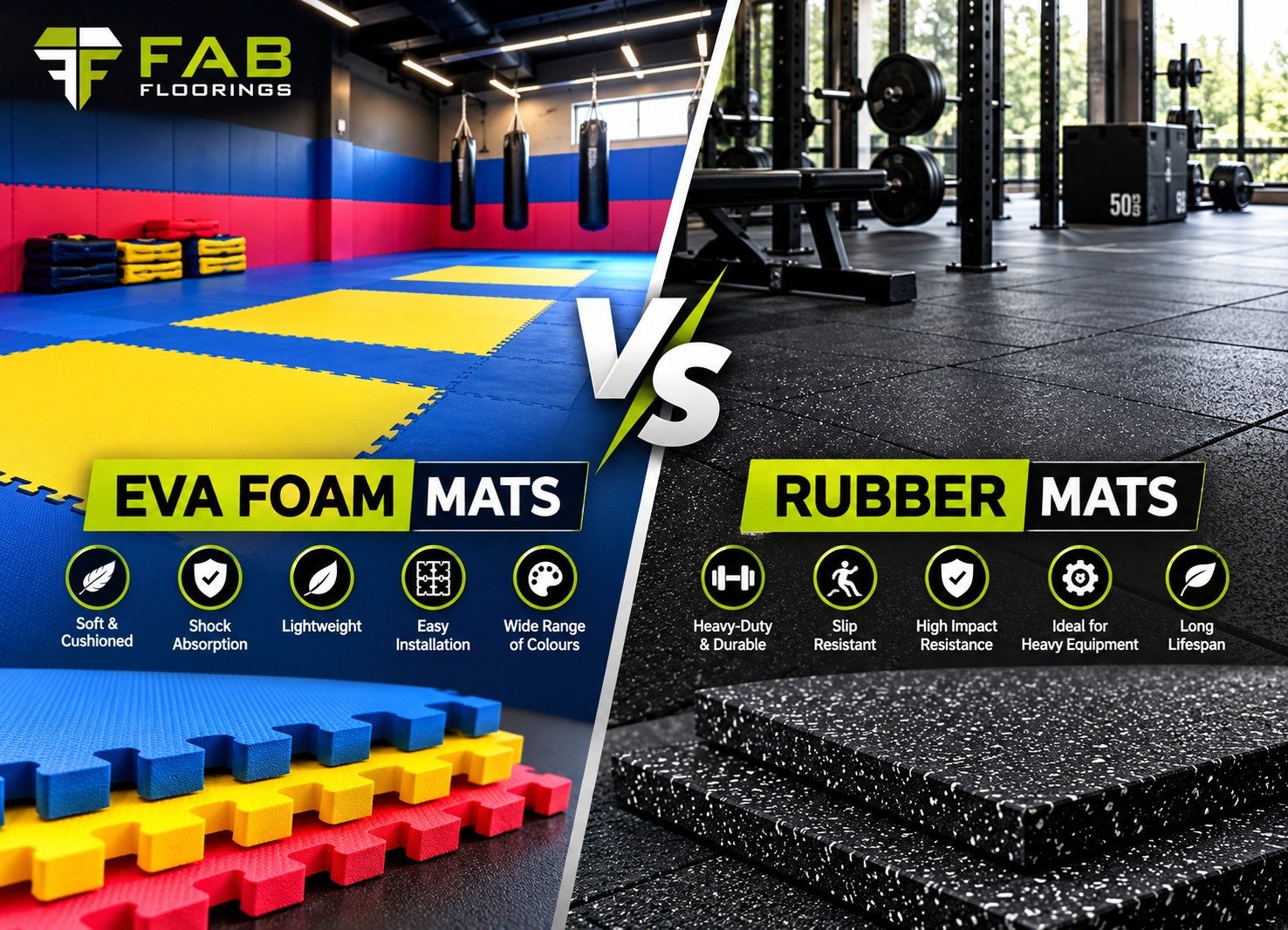 EVA Foam vs. Rubber Mats: Which One is Right for You?