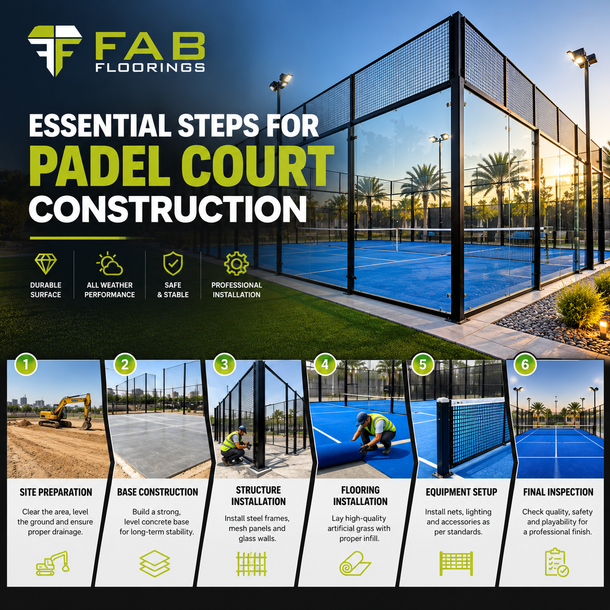 Essential Steps for Padel Court Construction