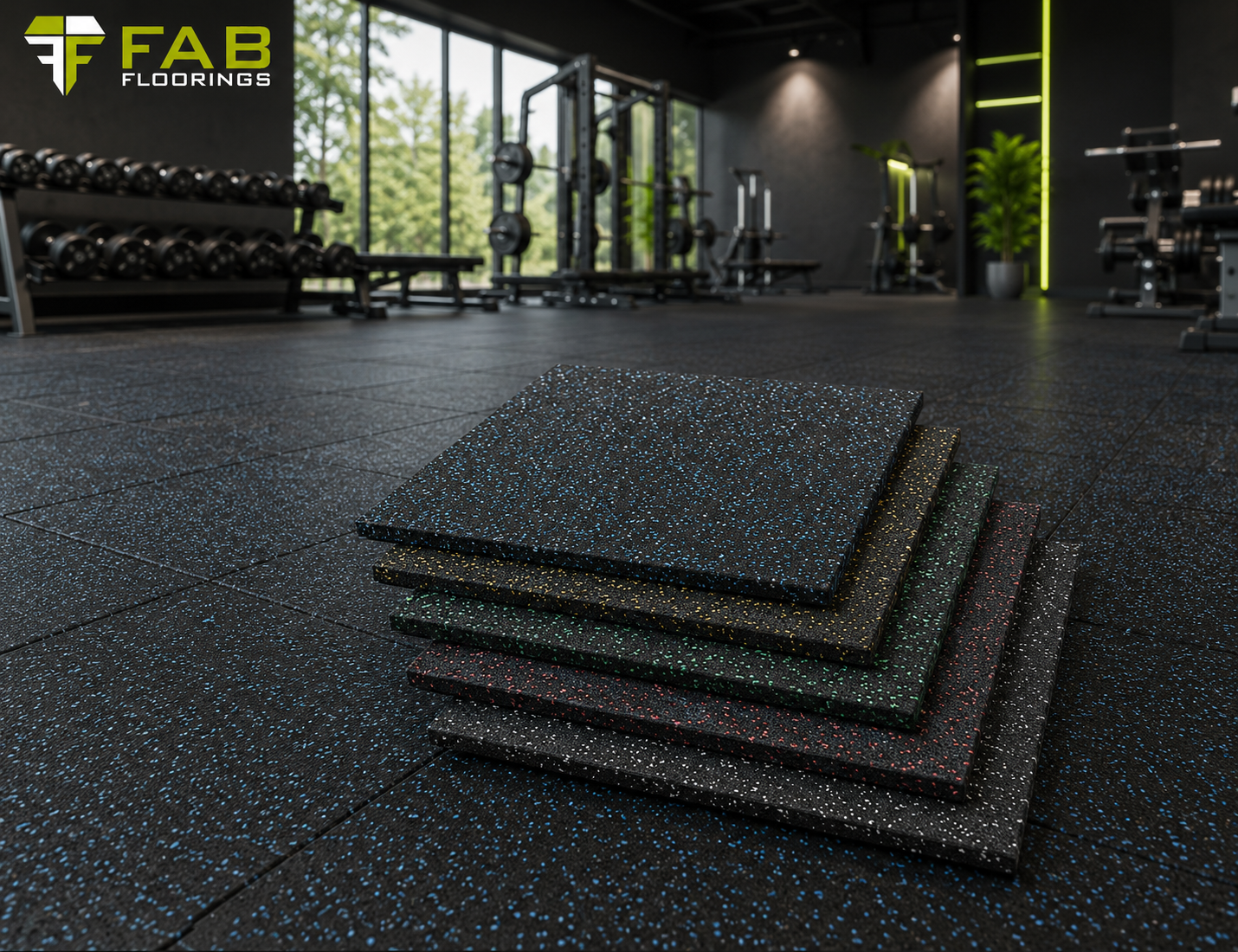 Laminated Rubber Tiles Supplier in Dubai, UAE