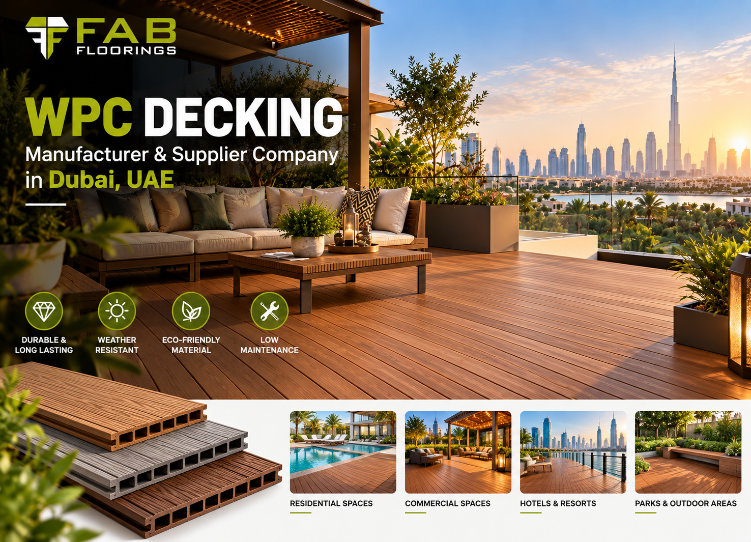 Wooden Flooring Manufacturer & Supplier in Dubai, UAE