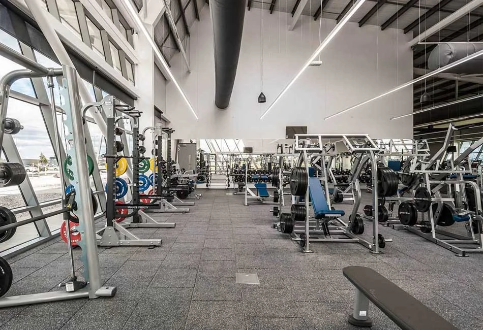 "Rubber gym flooring in Dubai, showcasing durability, safety, and style. Ideal for commercial and home gyms. Elevate your fitness space with our premium flooring solutions."