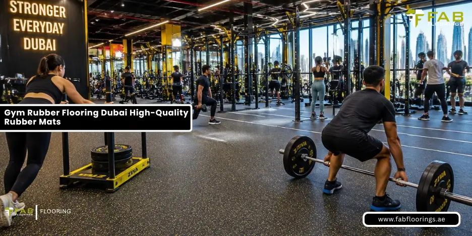 Gym Rubber Flooring Dubai | High-Quality Rubber Mats